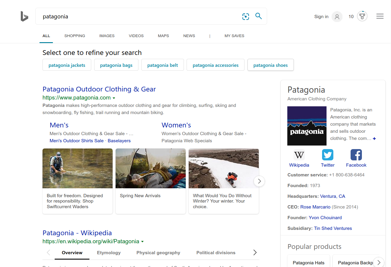 Bing image